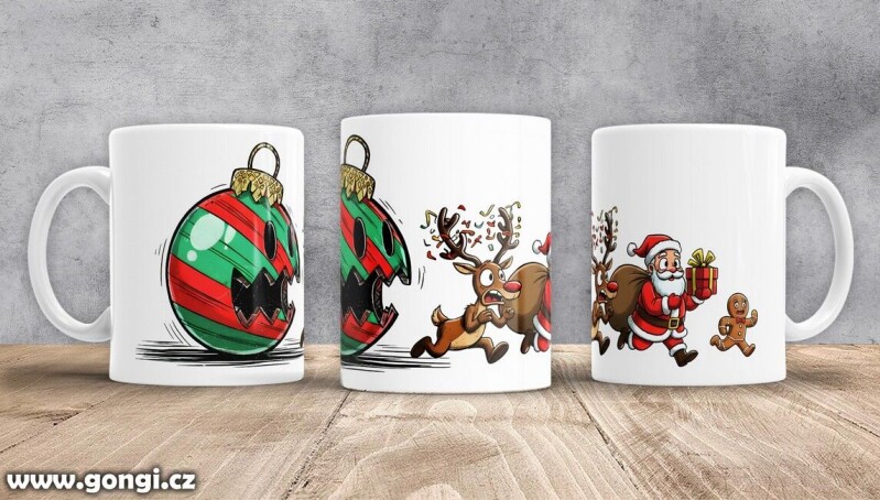 Hrnek - 0600 - Vánoce - Monster koule